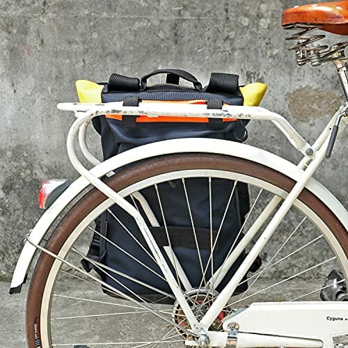 TOURBON Wodoodporny nylonowy rower pojedynczy bagażnik plecak na lapto - obrazek 3