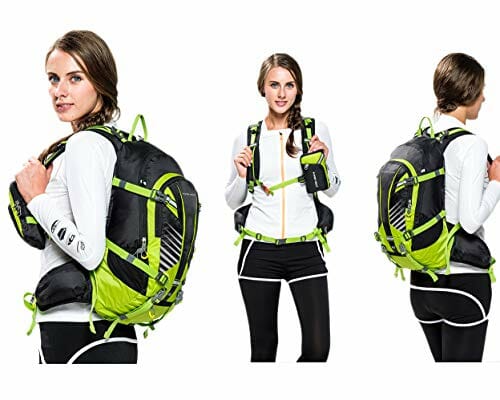 VERTAST Lekki plecak rowerowy 20 l, wodoodporny, turystyczny plecak wspinaczkowy z osłoną przeciwdeszczową - obrazek 4