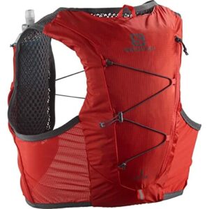 Salomon ACTIVE SKIN 4 with flasks-Fiery Red-EB M