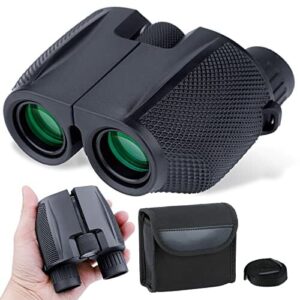 Kompaktowa lornetka 12x25 dla dorosłych, mini lornetka o dużej mocy z widzeniem w słabym świetle, przenośna lornetka z torbą transportową, do obserwacji ptaków, koncertów, sportu, opery i podróży