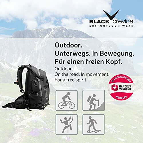 Black Crevice plecak Uniseks manakau - obrazek 10