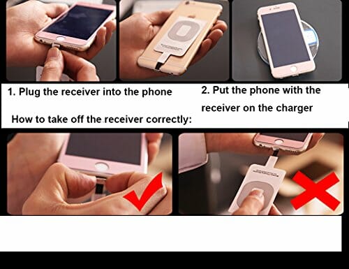 Bezprzewodowa ładowarka (biała), bezprzewodowa podkładka ładująca Qi odbiornik dla 7 Plus 7 6 Plus 5s 5c, Galaxy S7 S6 Edge, Nexus 4/5/6 i wszystkich urządzeń z obsługą Qi - obrazek 5