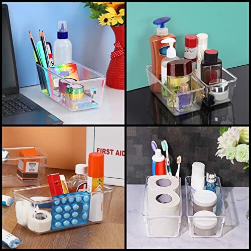 Kurtzy 4 Sztuki Kuchenne Pojemniki do Lodówki i Szafki - Długość 20 cm - obrazek 3