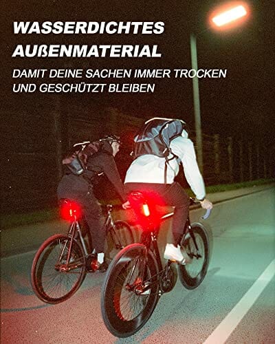 AEVOR Bike Pack plecak rowerowy, z możliwością rozszerzenia, wodoodporny, wentylacja pleców, kieszeń na laptopa - obrazek 6