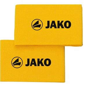 Jako Guziki do skarpet z opaską Shin Guard (para) - żółte