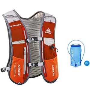 Lekki plecak do biegania 5 l z opcjonalnym systemem nawadniania dla mę