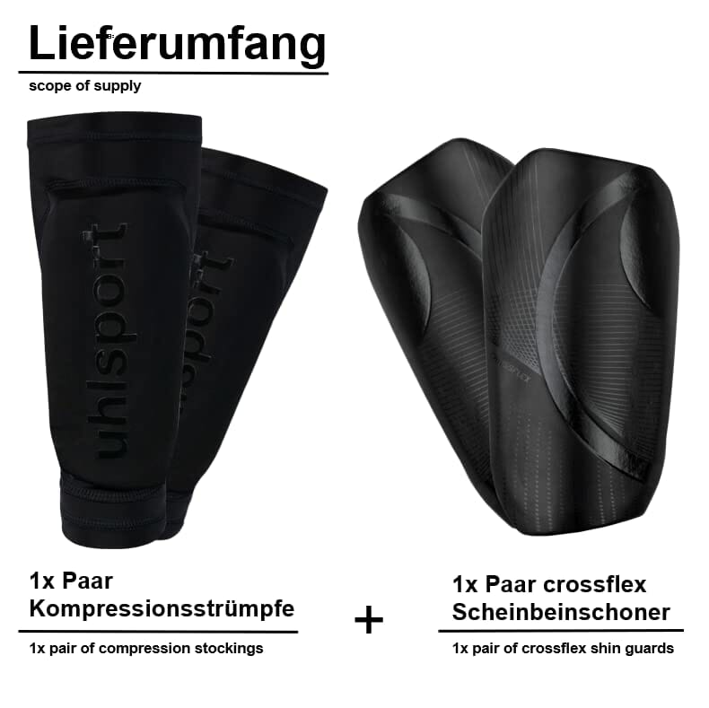 uhlsport Crossflex Młodzieżowe ochraniacze na piszczele, uniseks, dla - obrazek 5