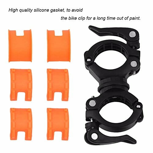 Zacisk lampki rowerowej, uchwyt na lampkę rowerową, 2 szt. - obrazek 6