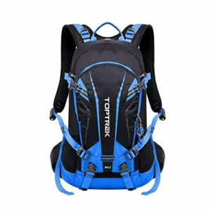 toptrek Plecak rowerowy 20 l, z osłoną przeciwdeszczową i osłoną na kask, wodoszczelny, ultralekki plecak do picia, dla mężczyzn/kobiet, do jazdy na rowerze, na kemping, wędrówki i bieganie