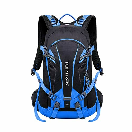 toptrek Plecak rowerowy 20 l, z osłoną przeciwdeszczową i osłoną na kask, wodoszczelny, ultralekki plecak do picia, dla mężczyzn/kobiet, do jazdy na rowerze, na kemping, wędrówki i bieganie