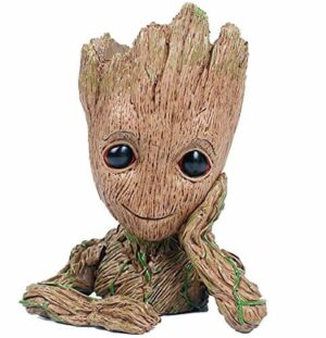 Baby Groot Flower Pot, Galaxy Guard Baby Action Character, Cute Toy Model Pen Doniczka