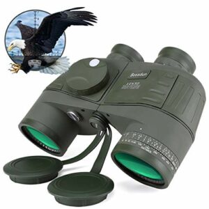 Lornetka morska, 10 x 50, wodoszczelna, odporna na mgły, obiektyw BAK4