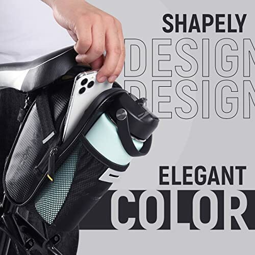 WOZINSKY torba podsiodłowa, torba rowerowa, wodoodporna torba podróżna - obrazek 2