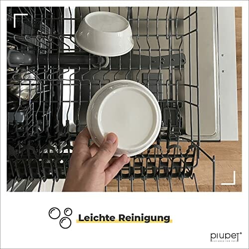 PiuPet Podwyższone miski do karmienia kotów i małych psów, pojemność 2 - obrazek 5