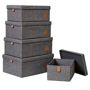 Love It Store IT® pudełko do przechowywania z pokrywką, materiał z lnu