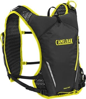 CAMELBAK Unisex – kamizelka do picia dla dorosłych 3092000, czarny/żółty (Black/Safety Yellow), rozmiar uniwersalny