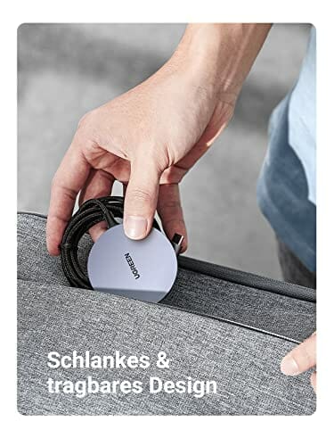 UGREEN 15W Magnetyczna ładowarka Bezprzewodowa ładowarka Qi Indukcyjna stacja ładująca Magnetyczna bezprzewodowa ładowarka Kompatybilna z iPhone 13, 13 Pro, 13 Pro Max, 13 Mini, 12, 12 Pro, 12 Pro Max, 12 Mini itp. - obrazek 2