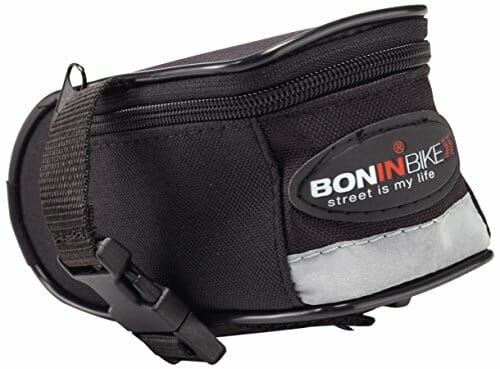 Boninbike Borsetta sottosella MTB con Fibbia e rifrangente