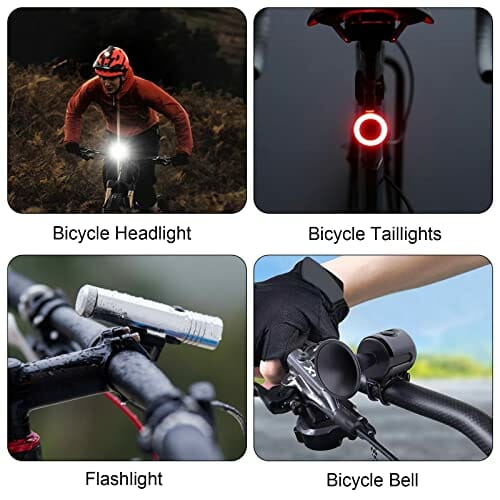 AOROPS Gumowy pierścień rowerowy ze stretchu, czarny, 30 sztuk, gumowa taśma do latarki rowerowej (15 dłuższych + 15 krótszych) - obrazek 2