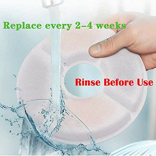 WDEC 8 szt Filtr do Fontanny do Picia dla Zwierząt, Biały, Zestaw Filtrów do Fontanny dla Kota, Zastępuje filtr z węglem aktywnym dla kotów, wody, do picia, fontanny, dozownik wody dla kotów i psów - obrazek 4