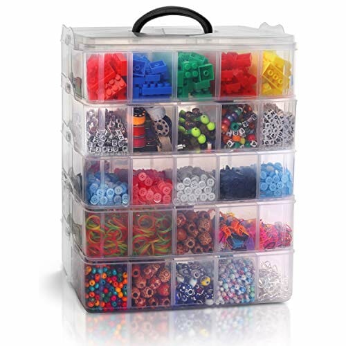 Belle Vous 5-Poziomowy Przezroczysty Plastikowy Pojemnik do Piętrowego - obrazek 2