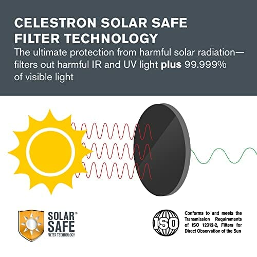 Celestron 71238 EclipSmart 10 x 42 lornetka solarna, czarna - obrazek 5