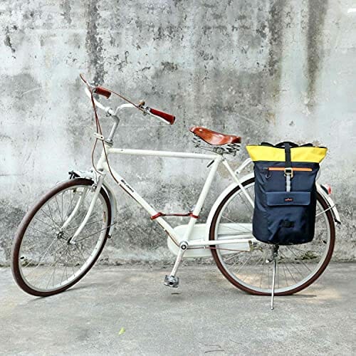 TOURBON Wodoodporny nylonowy rower pojedynczy bagażnik plecak na lapto - obrazek 4