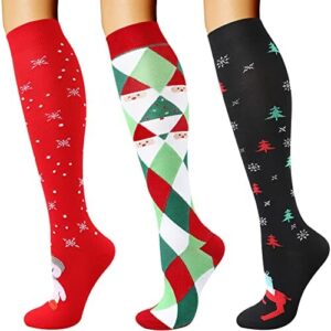 DRESHOW Skarpety Kompresyjne Dla Mężczyzn i Kobiet Dla Sportowców Biegania Podróży Lotniczych Jazdy na Rowerze