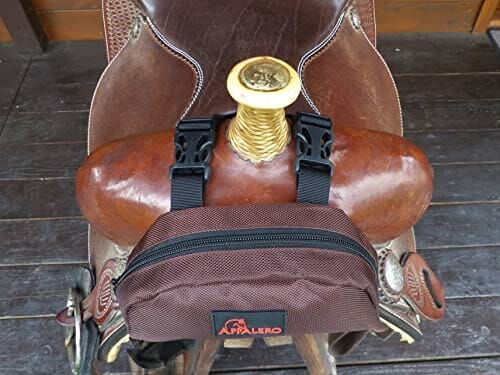 APPALERO Kieszonka na pommelu. Torba na siodło sakwa zachodnia brązowa - obrazek 3