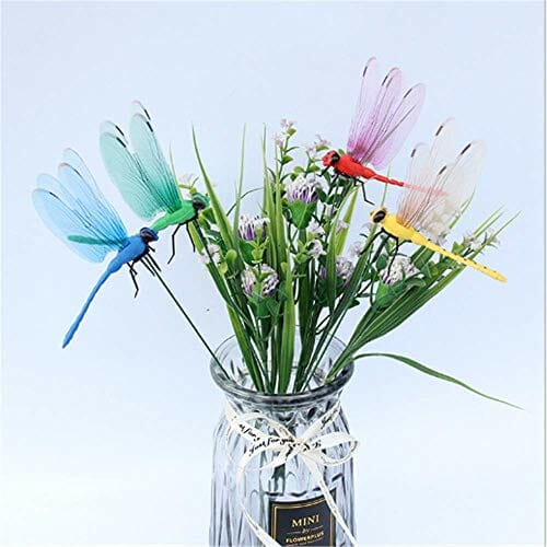 10 sztuk kolorowych waczek ogrodowych, ozdoby na patio do wazonu na kw - obrazek 2