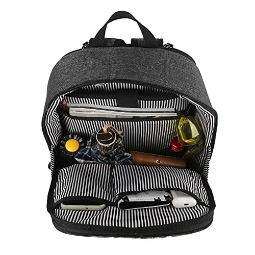 TOURBON duży nylonowy klips na rowery torby rowerowe plecak torba na laptopa - czarny - obrazek 2