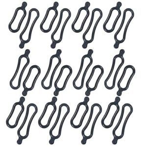 QDJ 24 szt. gumowe pierścienie do roweru, elastyczne pierścienie do roweru, uchwyt na lampę, pasek do roweru, taśma rozciągliwa, gumowe pierścienie do świateł rowerowych LED, świateł czołowych, reflektorów, latarek