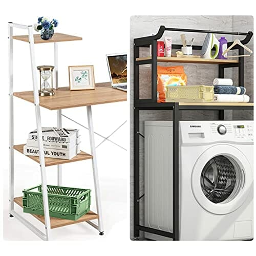 5 sztuk koszy z tworzywa sztucznego, składane, stabilne, małe pudełka składane, do biura, pokoju dziecięcego, łazienki i gabinetu (25 x 16,5 x 10 cm, 15 x 10 x 5,7 cm) - obrazek 3