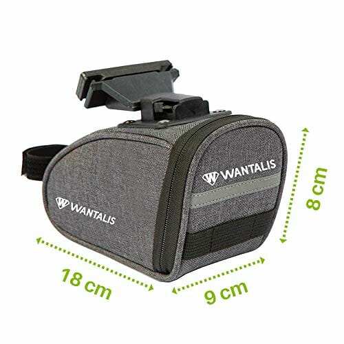 Wantalis Sakwa Velo Siodełko Mieszane Dorośli, Szary, Jeden rozmiar - obrazek 3