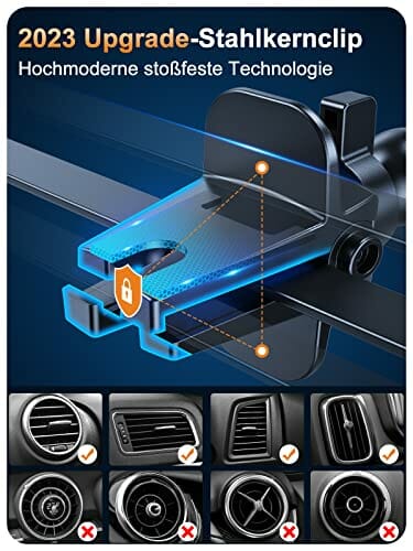 Auckly 15 W Qi ładowarka indukcyjna samochodowa, bezprzewodowa ładowar - obrazek 3