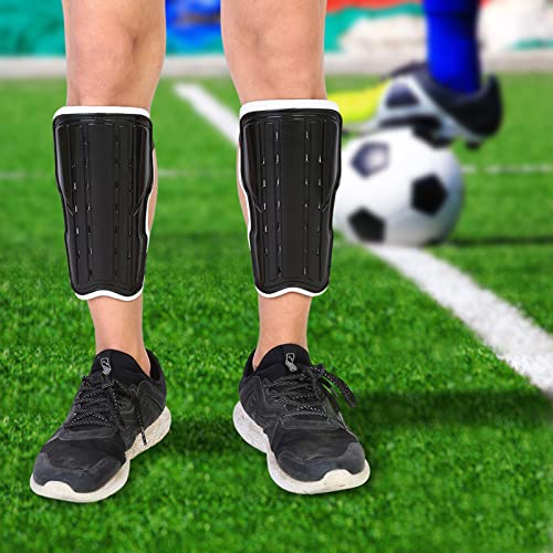 Tbest Ochraniacze na golenie, 1 para piłka nożna oddychająca noga goleń ochronna osłona osłona podkładka dla dorosłych - obrazek 3