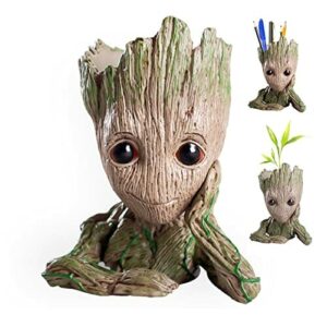 Baby Groot doniczka na kwiaty, doniczka dla niemowląt, doniczka na długopisy, duża doniczka ogrodowa, dekoracja, do akwarium, kreatywny prezent dla dzieci