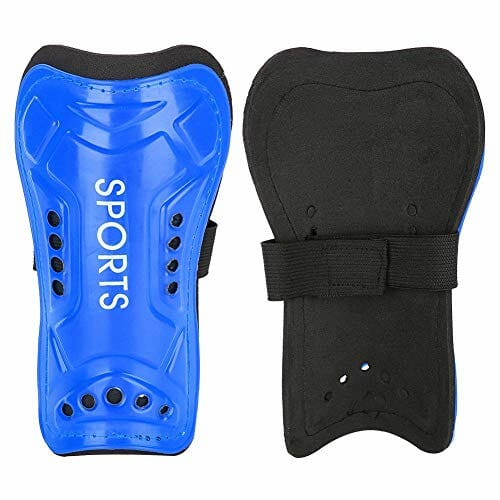 Ochraniacze goleni dzieci dzieci, ochraniacze piłkarskie piłka nożna podkładka na golenie sportowe ochraniacz na nogi dla chłopców, dziewcząt, młodzieży, nastolatków (niebieski) - obrazek 4