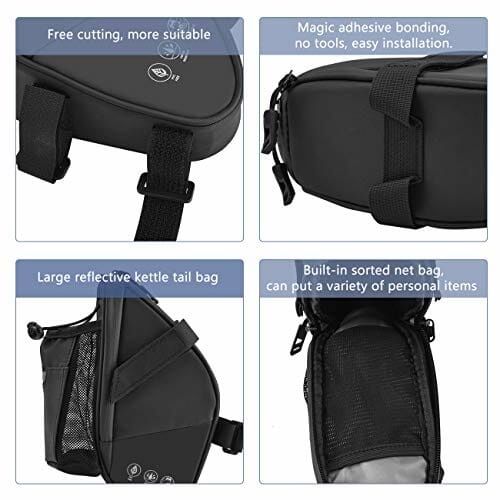 torba na siodełko - wodoodporna, odporna na rozdarcie torba na MTB i r - obrazek 6