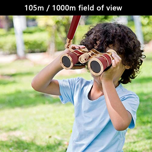 Voluxe Opera Telescope Clear Opera lornetka 11 x 6,3 x 3 cm Codzienny trening mebli do teatru patrolowego (czerwony) - obrazek 9