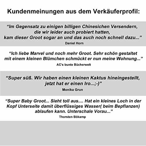Baby Groot doniczka na kwiaty – duża ozdobna doniczka do akwarium, figurka dekoracyjna, wygląd drewna, uchwyt na długopisy – wewnątrz - obrazek 3