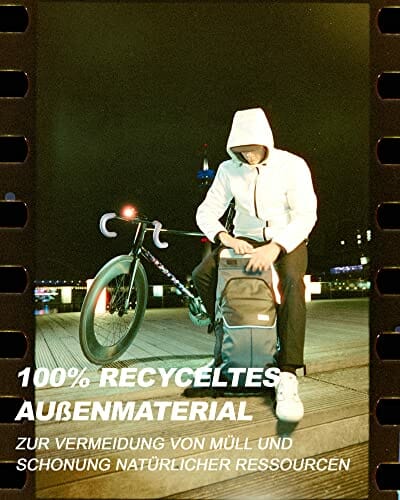 AEVOR Bike Pack plecak rowerowy, z możliwością rozszerzenia, wodoodporny, wentylacja pleców, kieszeń na laptopa - obrazek 3