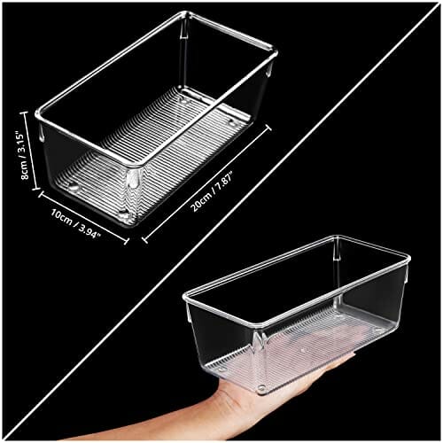 Kurtzy 4 Sztuki Kuchenne Pojemniki do Lodówki i Szafki - Długość 20 cm - obrazek 7