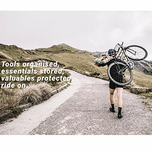 Birzman Unisex's Packman torba na siodełko podróżne, zielona, pomarańczowa, czarna, jeden rozmiar - obrazek 3