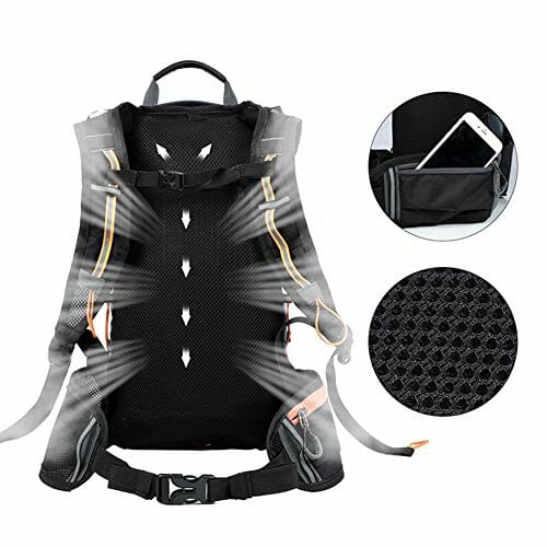 belupai Wodoodporna torba rowerowa kolarstwo plecak alpinistyczny oddychający 10 l ultralekka torba na wodę wspinaczka kolarstwo plecak nawodnienia - obrazek 8