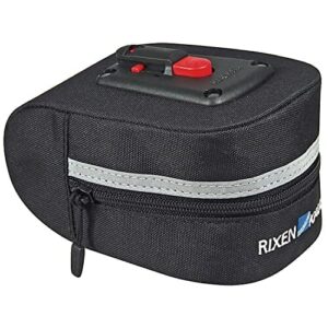 Klickfix torba rowerowa Micro 100 torba podsiodłowa S, czarna, rozmiar uniwersalny