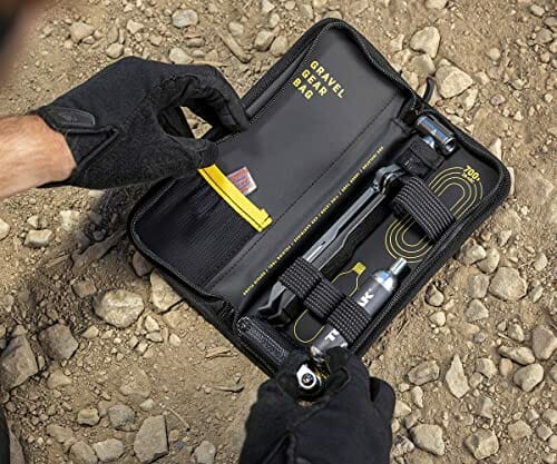 TOPEAK Gear Bag, Poziome Gravel Tube Torebka z rzepami i akcesoria w zestawie Unisex dla dorosłych, czarny, jeden rozmiar - obrazek 2