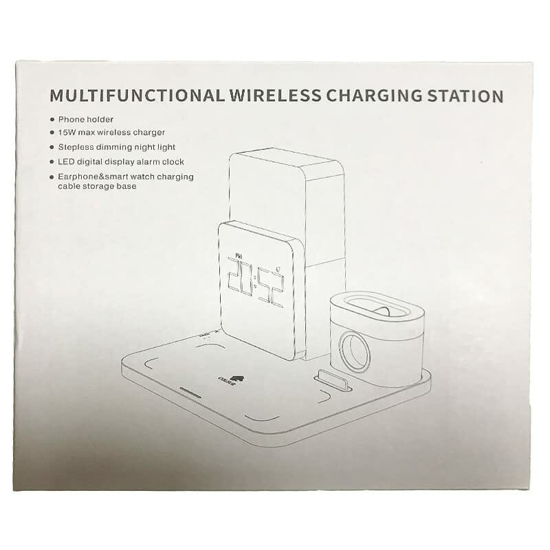 COLSUR bezprzewodowa ładowarka 3 w 1, indukcyjna stacja ładująca 15 W, bezprzewodowa ładowarka do zegarka i Watch Series SE 7 6 5 4 3 2, AirPods Pro 2, bezprzewodowa ładowarka do iPhone'a 14, 13 Pro Max, 13 Mini, 12 Pro Max - obrazek 6