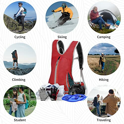 ONTYZZ Lekki Plecak Rowerowy 15 l - Narciarski, Turystyczny, Wodoodpor - obrazek 3