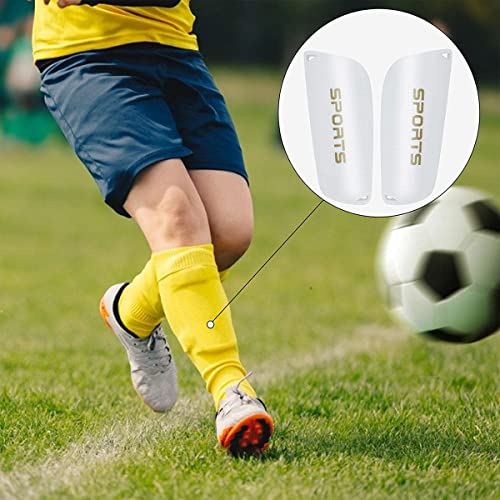 Zhioudz ochraniacze na piszczele, lekkie i oddychające wyposażenie ochronne na łydki, do piłki nożnej, wytrzymałe i lekkie podkładki, dla dzieci, mężczyzn, kobiet, ochrona piszczeli, zapobiega urazom - obrazek 5